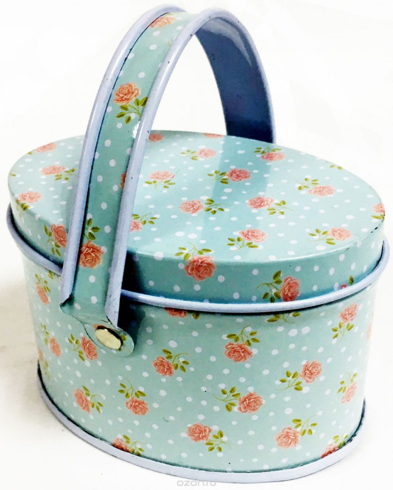 Коробка для безделушек и мелочей «Розы в горошек» | Magic Home