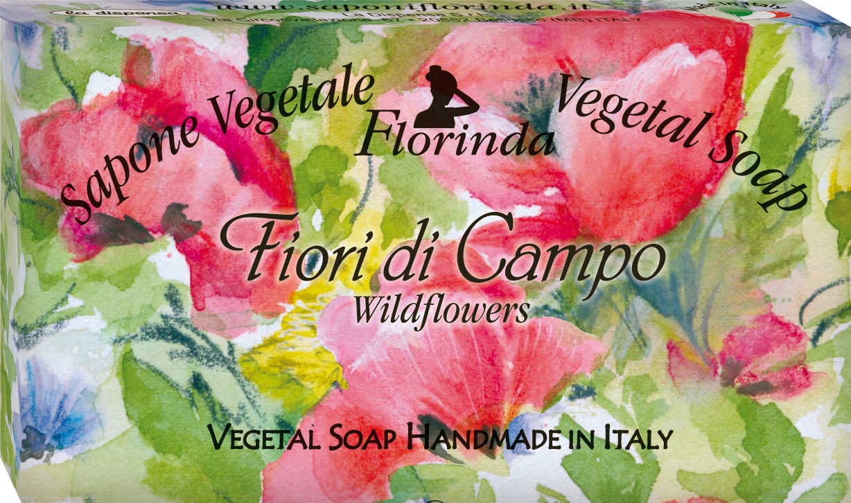 Мыло натуральное ручной работы «Полевые цветы» | Цветочные ноты | Florinda
