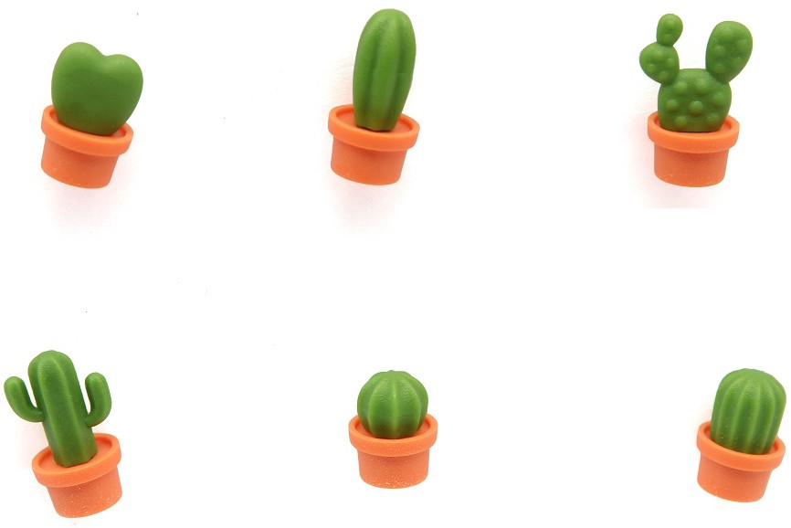 Магниты «Cactus» (6 шт.) | Qualy