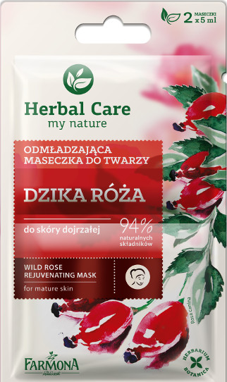Маска для лица «Шиповник» | Herbal Care | Farmona