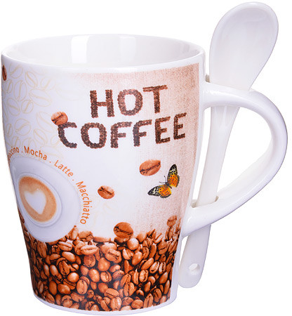 Кружка «Coffee» с ложкой