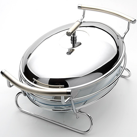 Мармит с крышкой на подставке