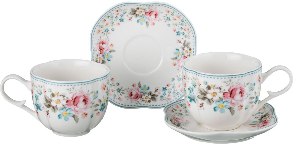 Набор чайный на 2 персоны «Мадемуазель Кики» | Мадемуазель Кики | Lefard