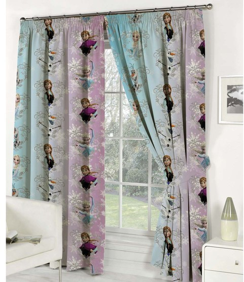 Комплект штор «Холодное сердце» (рогожка, 145×270 см, 2 шт.) | Непоседа