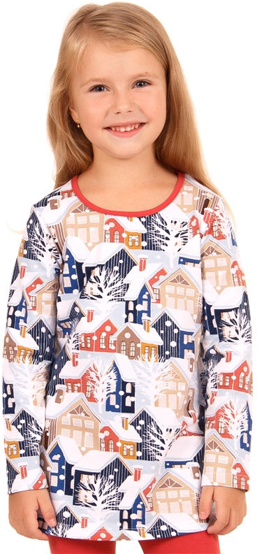 Джемпер для девочек | Зимушка-зима | Апрель