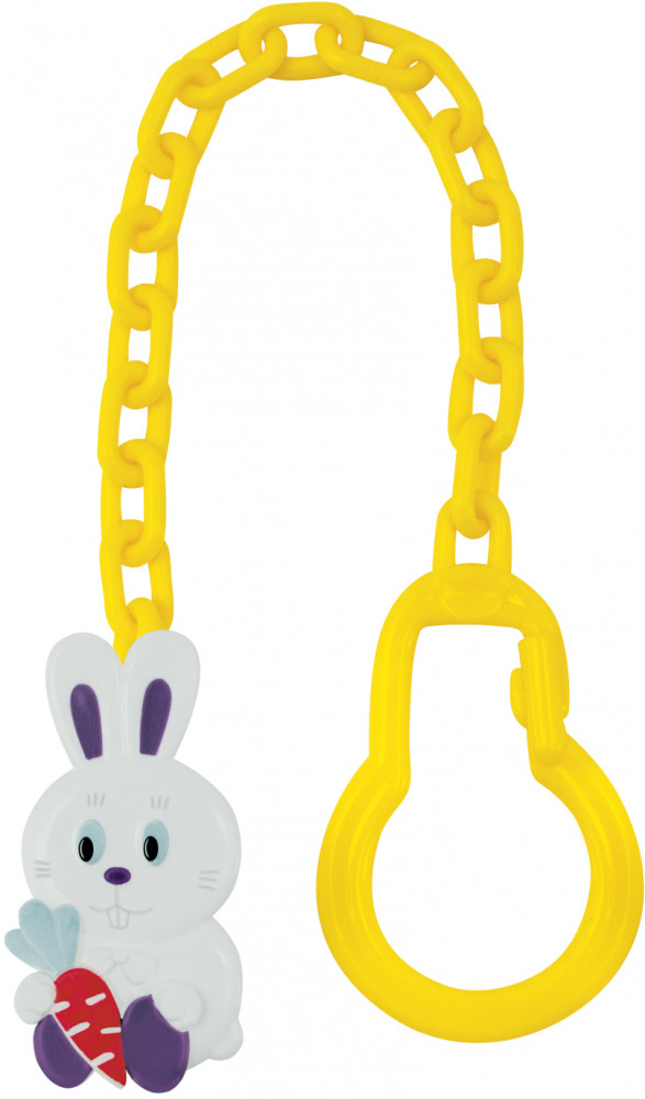 Клипса для соски-пустышки «Зайчик» | Lubby