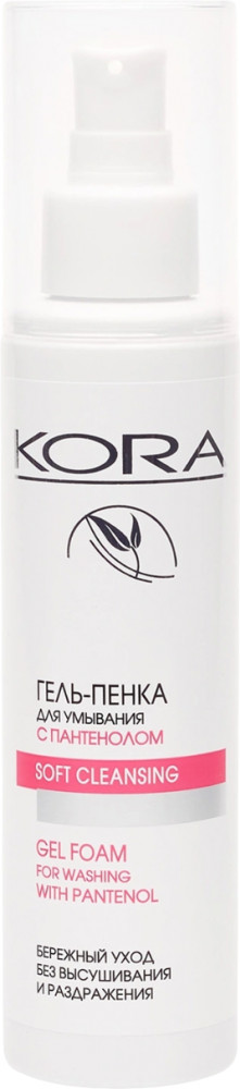 Гель-пенка для умывания с пантенолом | KORA