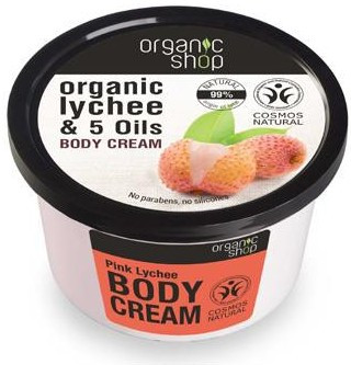 Крем для тела «Розовый личи» | Organic Shop