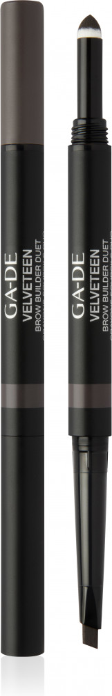 Карандаш-дуэт для Моделирования бровей, оттенок №62 Черное дерево | Velveteen | Ga-De