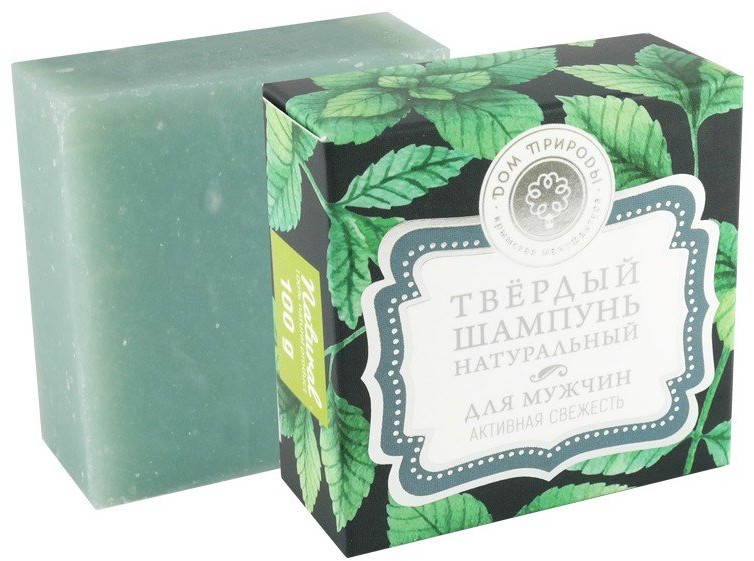 Шампунь твердый «Активная свежесть» | Мануфактура Дом Природы