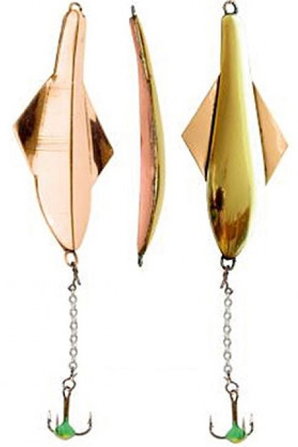 Блесна вертикальная «Glider 60 мм» (цвет GC) | Glider | Lucky John