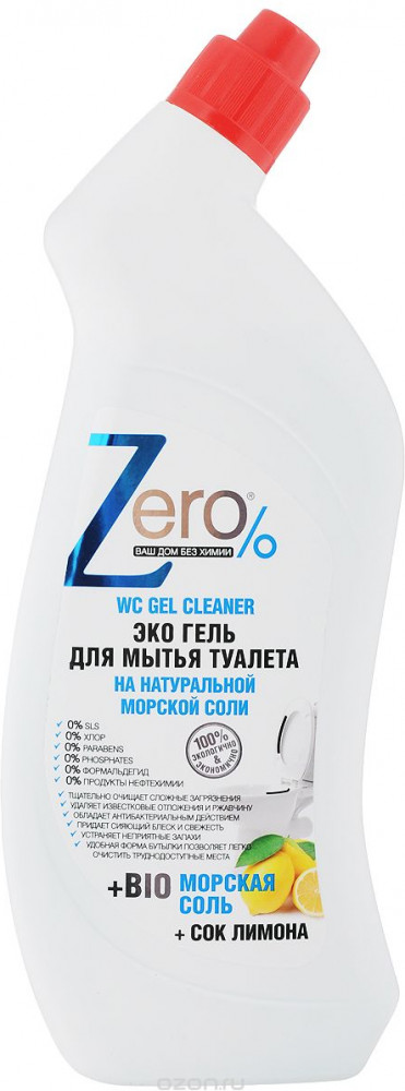 Эко-гель для мытья туалета на натуральной морской соли | Zero