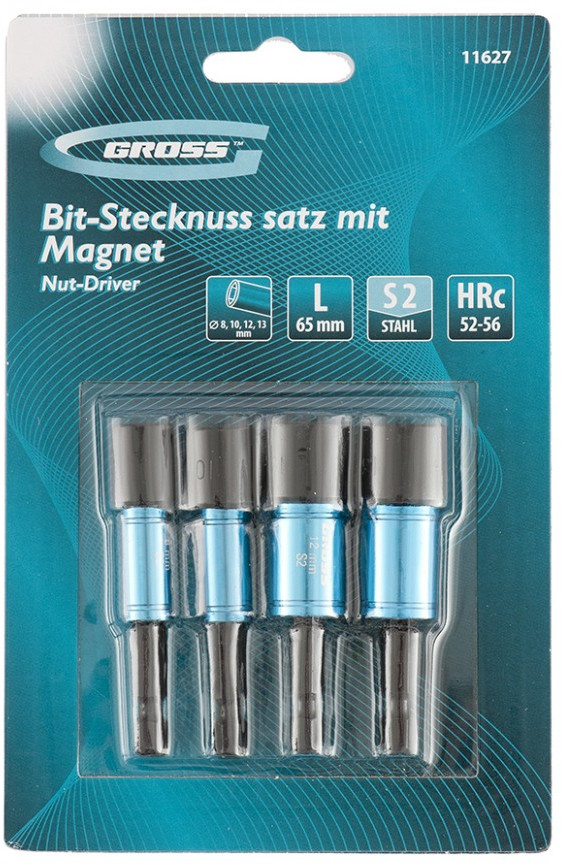 Набор бит с торцевыми головками | Nut-Driver | Gross