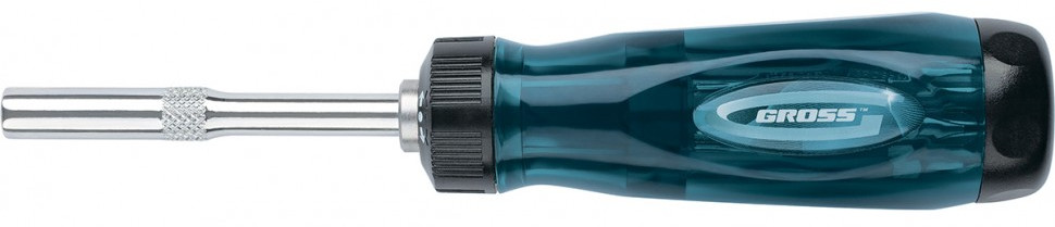 Отвертка реверсивная с удлинителем, 12 бит | Gross