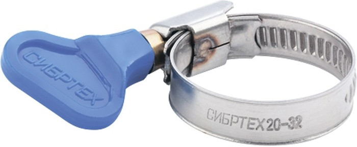 Хомуты металлические (элемент крепления с формой ключа) | Сибртех