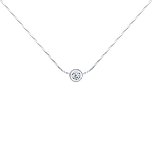 Колье из серебра со Swarovski Zirconia | SOKOLOV