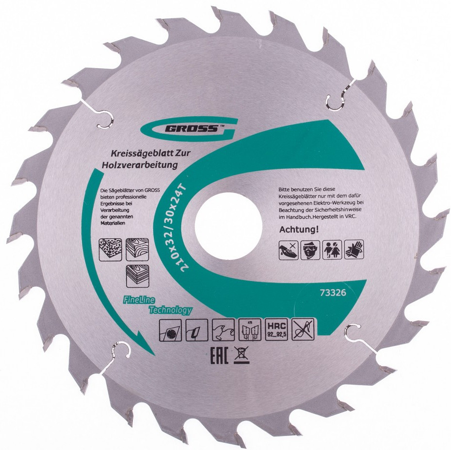 Диск пильный по дереву | Gross