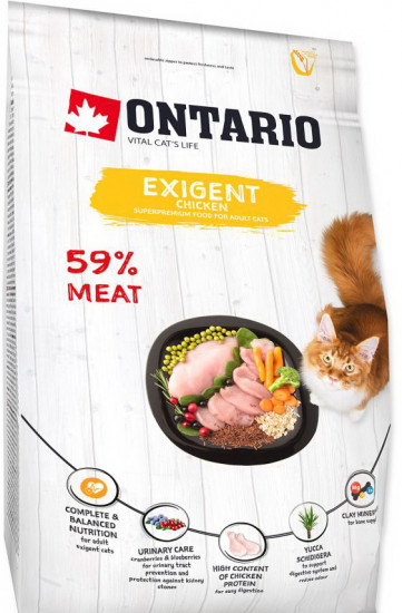 Корм для особо требовательных кошек «Ontario» (с курицей)