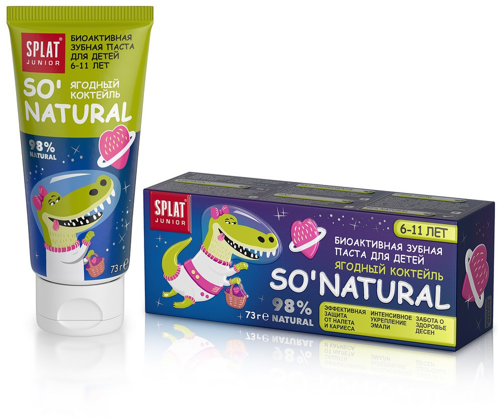 Зубная паста детская «So Natural» | Junior | Splat