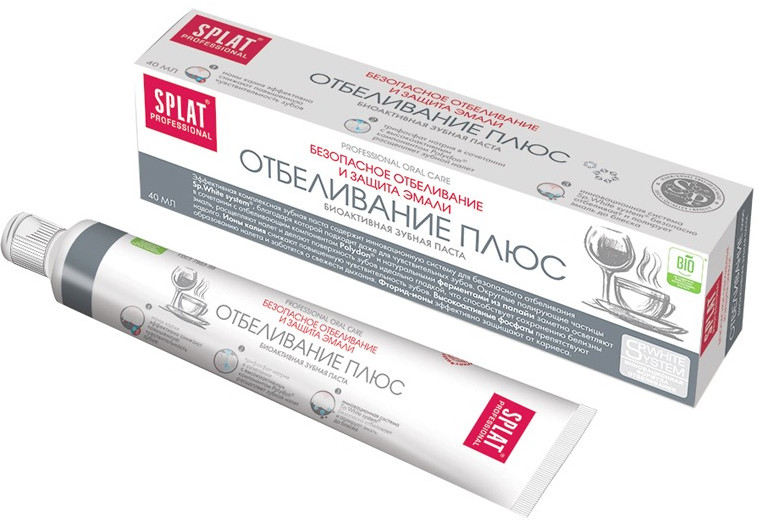 Зубная паста «Отбеливание плюс» | Professional | Splat