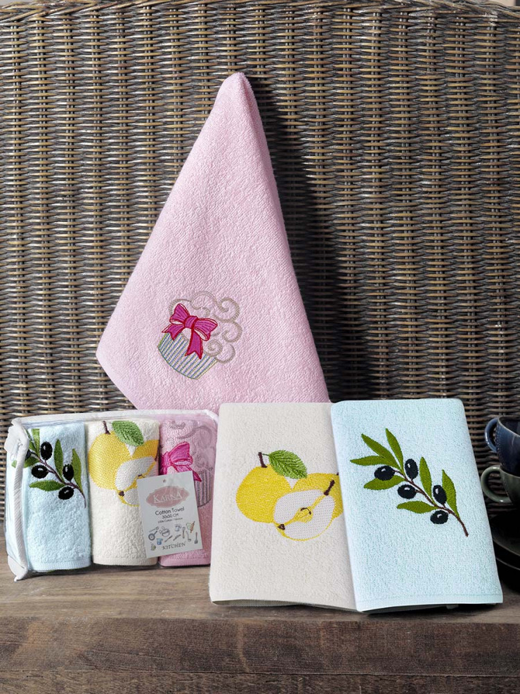 Набор полотенце кухонных | Fructus | Karna