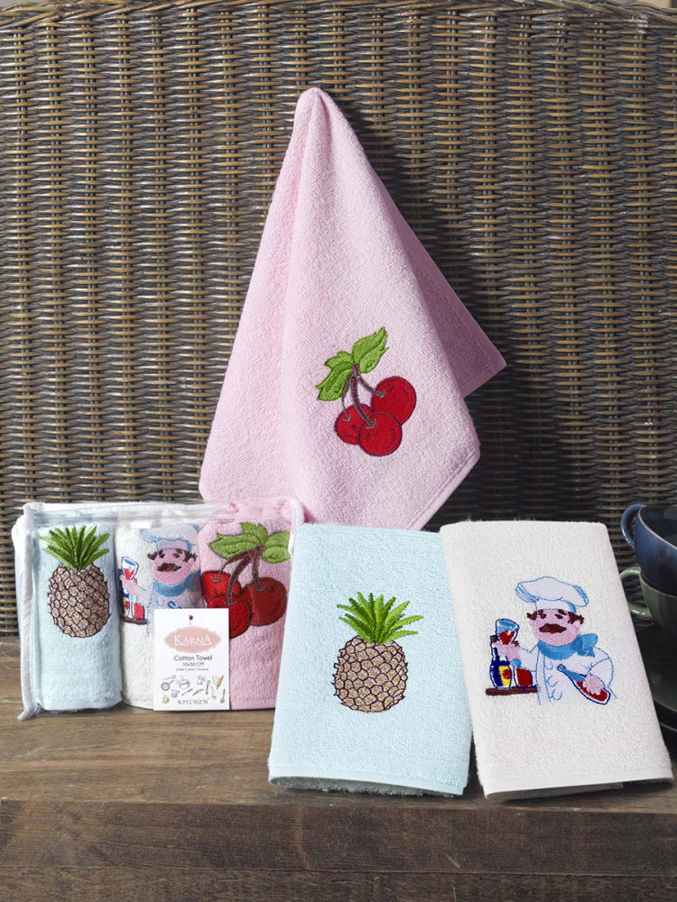 Набор полотенце кухонных | Fructus | Karna