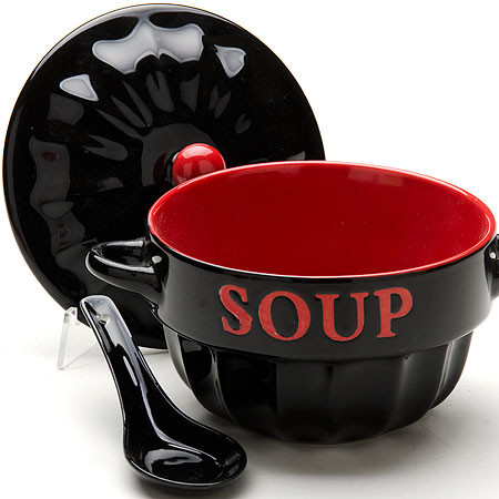 Супница с крышкой и ложкой | Loraine