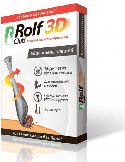 Удалитель-выкручиватель клещей (2 шт.)