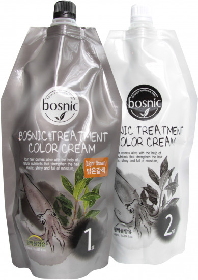 Краска для волос «Treatment Color Cream», оттенок Светло-коричневый