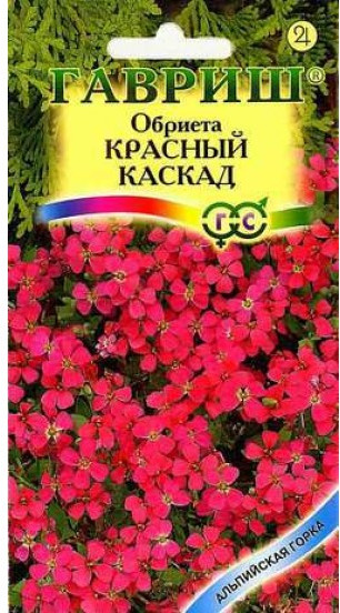 Семена. Обриета «Красный каскад» | Альпийская горка | Гавриш
