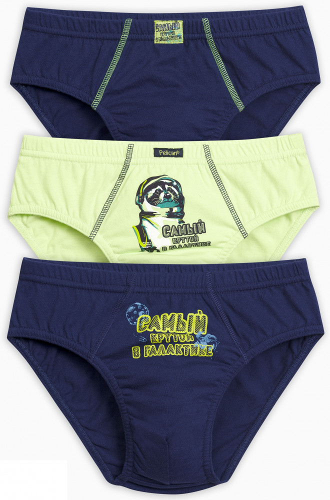 Трусы-слипы для мальчиков (3 шт.) | Pelican