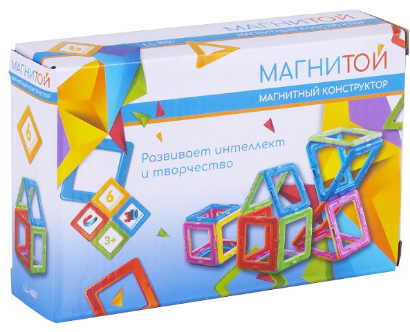 Конструктор магнитный «6 квадратов» | Магнитой