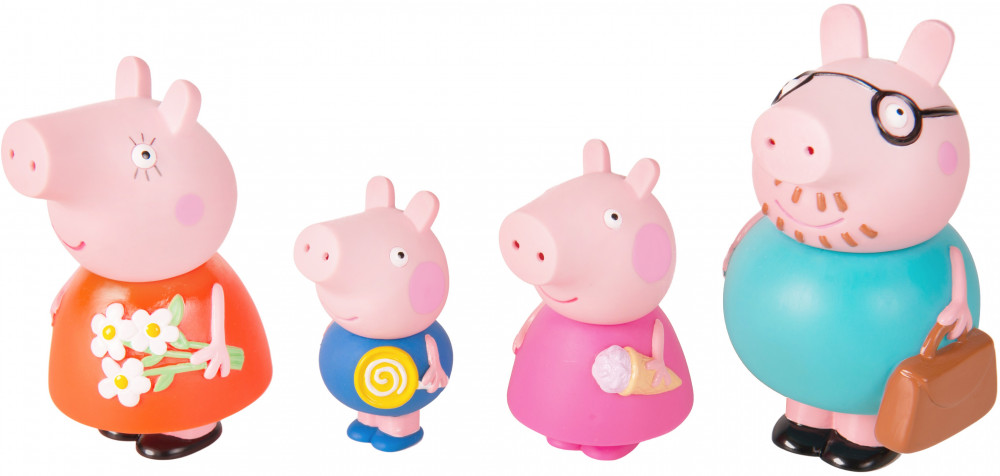 Набор игрушек для ванны «Семья Свинки Пеппы» | Peppa Pig