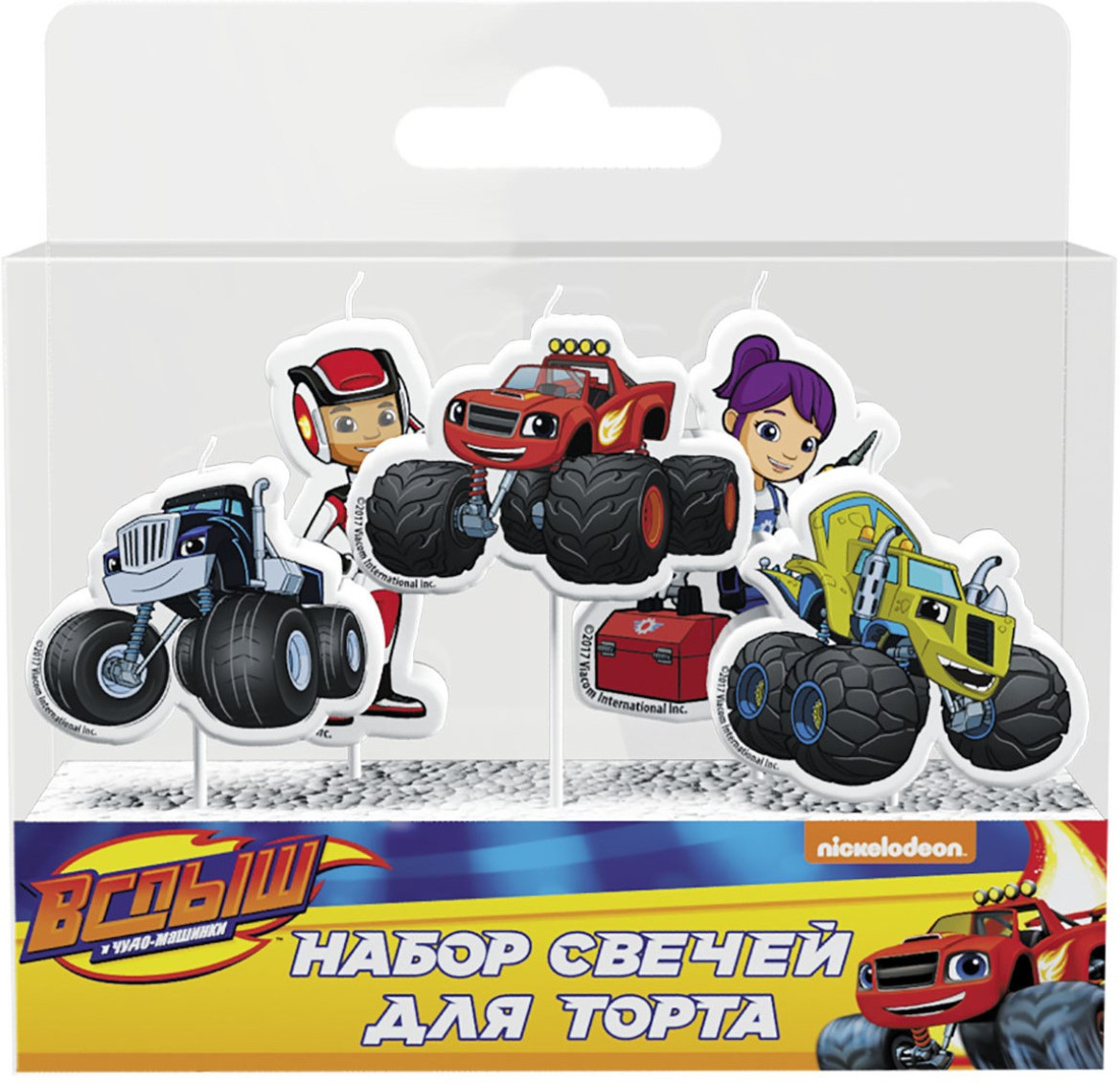 Набор свечей на палочках «Вспыш» | Blaze and the Monster Machines