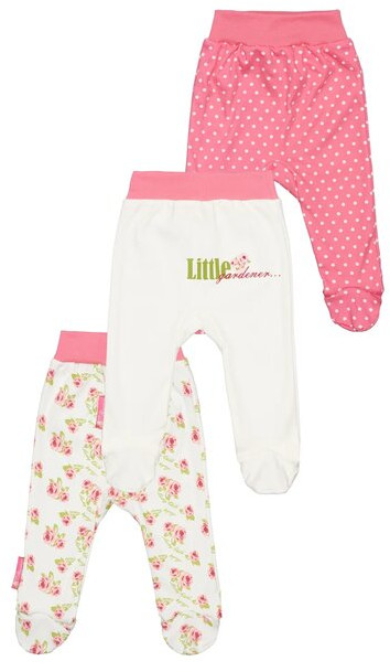 Ползунки для девочек (3 шт.) | Маленькая садовница | Lucky Child