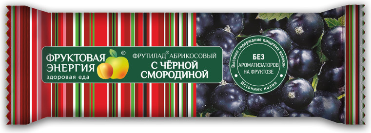 Батончик фруктовый с черной смородиной | Фрутилад | Фруктовая Энергия