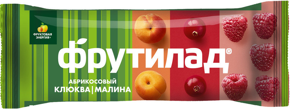 Батончик фруктовый с клюквой и малиной | Фрутилад | Фруктовая Энергия
