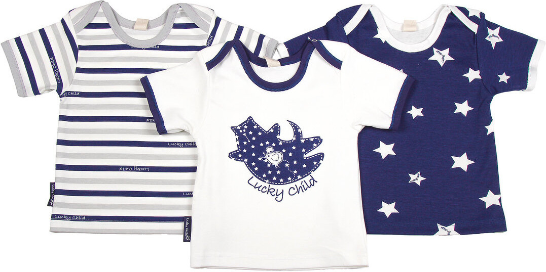 Футболка для новорожденных (3 шт.) | Котики | Lucky Child