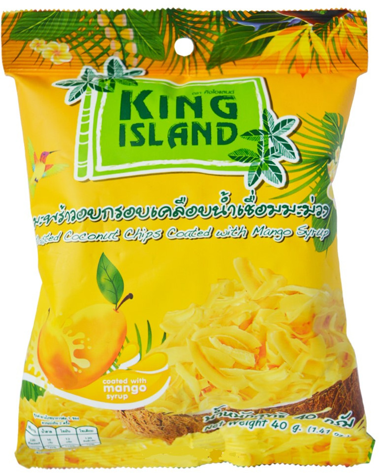 Чипсы из мякоти кокоса с манго | King Island