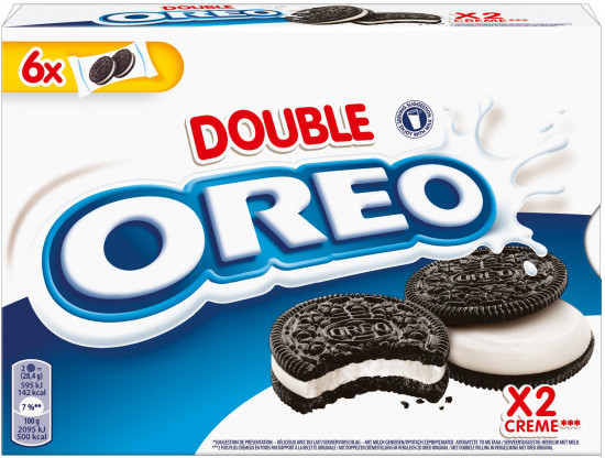 Печенье шоколадное Oreo «Double Crema»