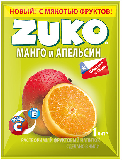 Напиток растворимый Zuko «Манго и Апельсин»