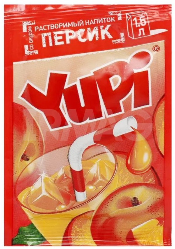 Напиток растворимый Yupi «Персик» | Tresmontes Lucchetti