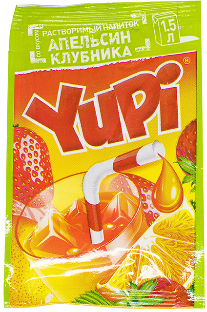 Напиток растворимый Yupi «Апельсин и Клубника» | Tresmontes Lucchetti