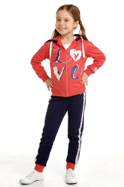 Костюм с капюшоном для девочек | Sport | Lucky Child