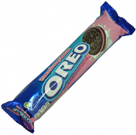 Печенье шоколадное Oreo «Strawberry Cream»