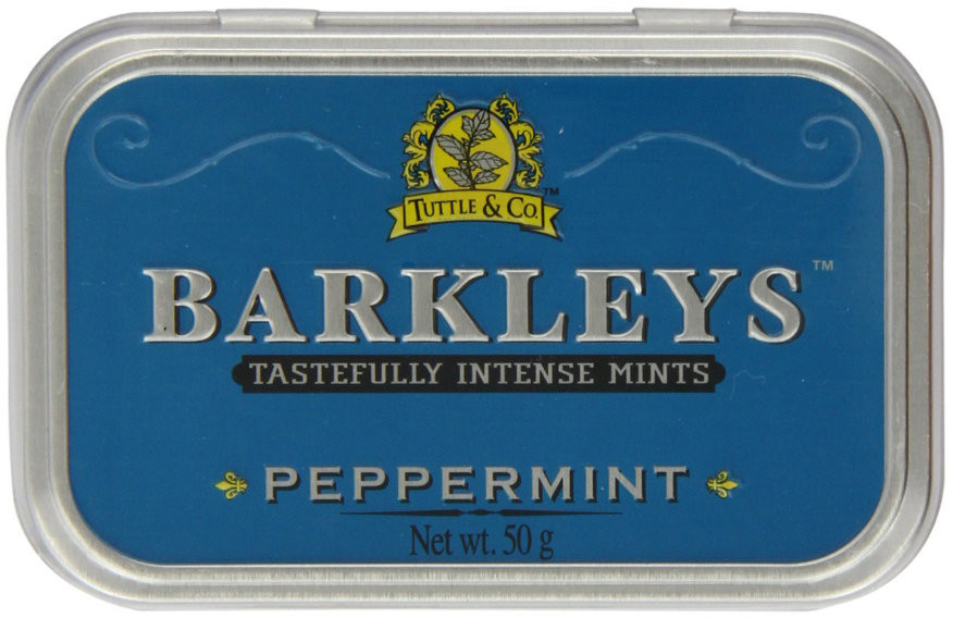 Леденцы Barkleys «Peppermint» | Tastefully Intense Mints | Tuttle & Company