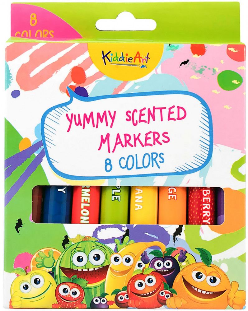Фломастеры толстые ароматизированные | KiddieArt