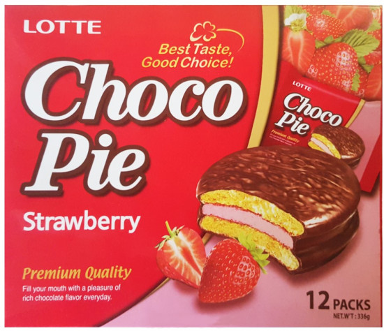 Пирожное клубничное Choco Pie «Strawberry»