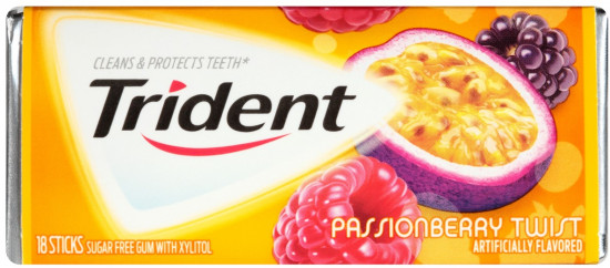Жевательная резинка Trident «Passionberry Twist»