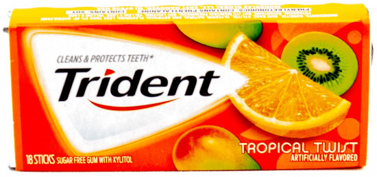 Жевательная резинка Trident «Tropical Twist»